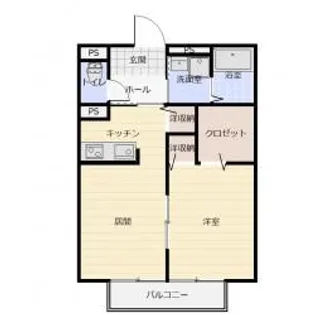 Culfe B【1階】の間取り