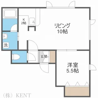 キャピタル神宮【3階】の間取り