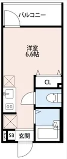 東京都荒川区東尾久4【アパート】の間取り