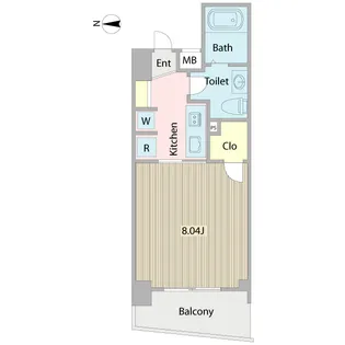 プロシード都立大学2【2階】の間取り