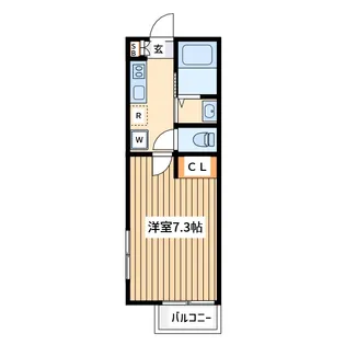 カーサ宮崎台【1階】の間取り