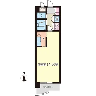 アネックス日立【1階】の間取り