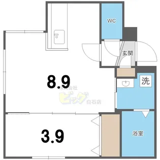 Activat南郷13丁目スクエア【1階】の間取り