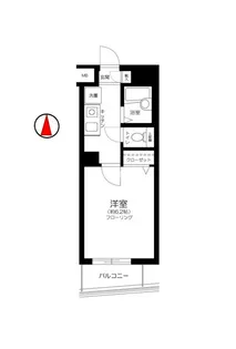 リクレイシア西麻布I番館【4階】の間取り