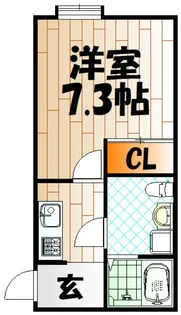 フェルト263【2階】の間取り