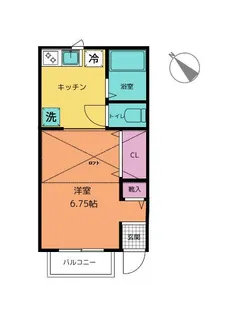 ベルハウス久比里【2階】の間取り