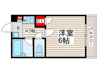 ポルトEK【1階】の間取り