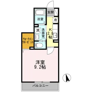 ウィル サクシード【2階】の間取り