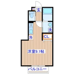 ベルグラン桜I【1階】の間取り
