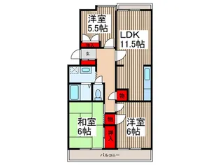パーセル武創 2【4階】の間取り
