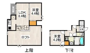 CB東比恵テルス【2階】の間取り