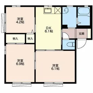 アーバンスクエア【1階】の間取り