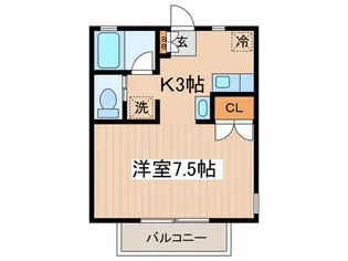 ノ-ブル小金井【1階】の間取り