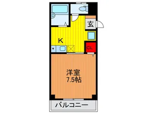 サンパレスコート【2階】の間取り