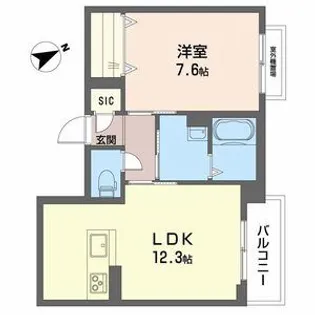 ヴィーエ【3階】の間取り