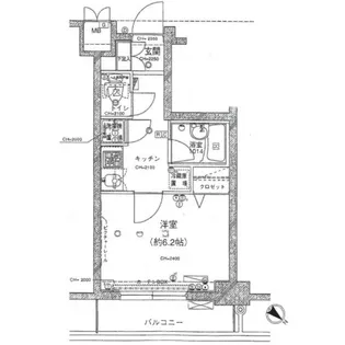 パレステュディオ市ヶ谷【10階】の間取り