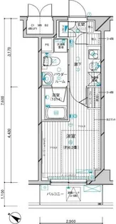 メインステージ川崎III【3階】の間取り