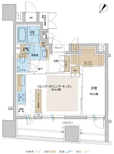 ウィズロール日本橋蛎殻町【2階】の間取り