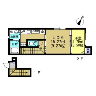 ヒルサイドコート【2階】の間取り