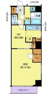 ディアレイシャス蔵前ステーションフロント【10階】の間取り