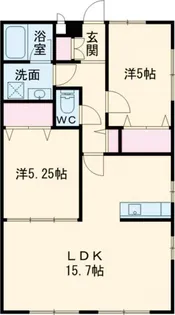 グランジュールJ3【2階】の間取り