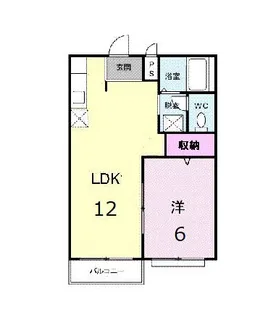 シャルムI【1階】の間取り