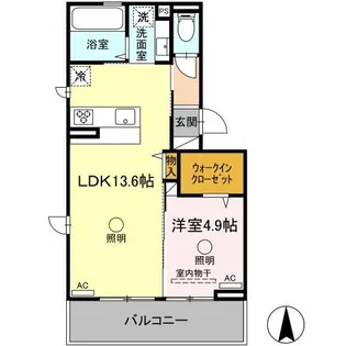 Fy-style Kikuchi【2階】の間取り