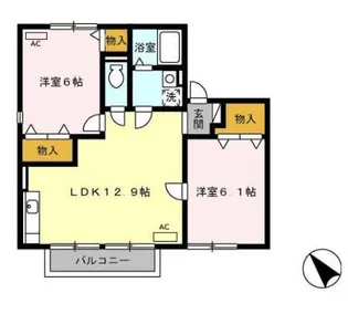 エミネンス【1階】の間取り