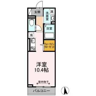 プランドールヒルズ【2階】の間取り