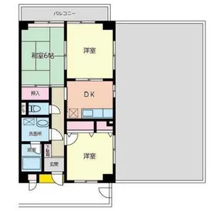 ルルド・タカハラ【6階】の間取り