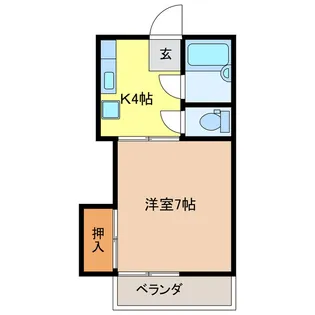 コスモポリス【2階】の間取り