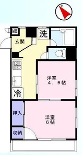 JLBグランエクリュ住吉【4階】の間取り