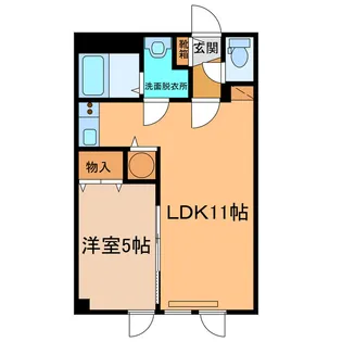 ヴェール220【1階】の間取り