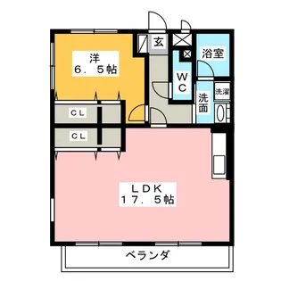 パレスT中村公園【3階】の間取り
