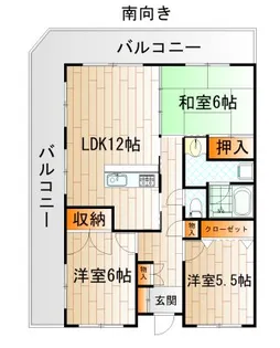 エクセレント中井【9階】の間取り