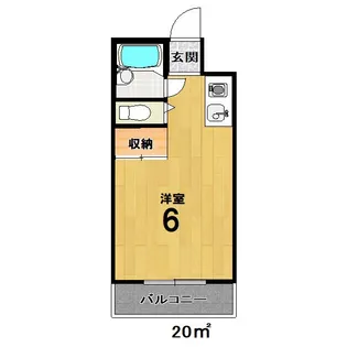 レジデンス西陣21【2階】の間取り
