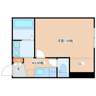 メゾン・ド・ラヴィエンヌ【1階】の間取り