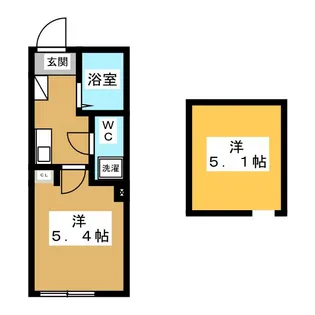 フェリーチェ八景【2階】の間取り