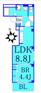 エーアール横浜【3階】の間取り