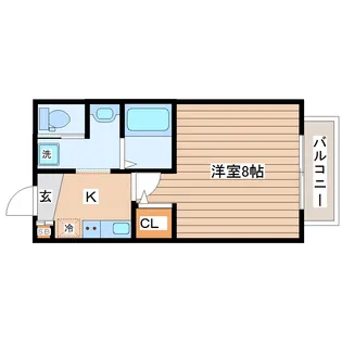 Surpass南仙台(サーパス)【2階】の間取り
