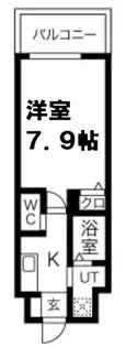 リヴィアス難波ルノン【9階】の間取り