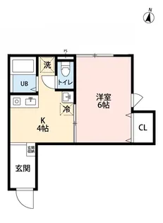 レジダリア新井宿【1階】の間取り