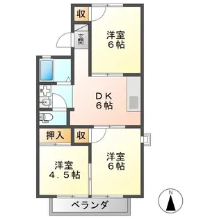 SOLANA【2階】の間取り
