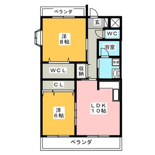 アニバーサリー【3階】の間取り