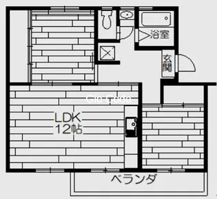 八潮伊草団地7号棟【1階】の間取り