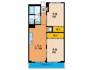 パレ守口【2階】の間取り