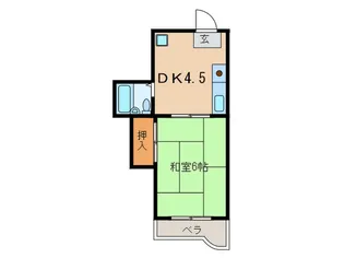 サンシティ庄内【6階】の間取り