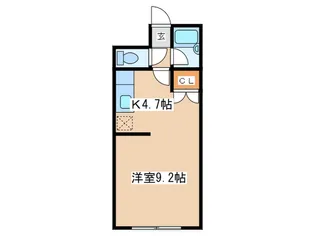 シティノ-スワン【1階】の間取り