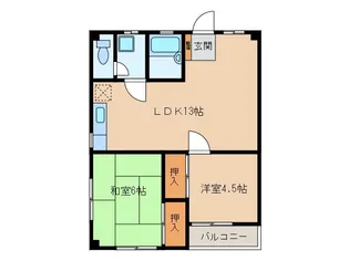 メゾン清水【2階】の間取り