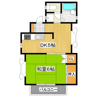 ハイキャッスル【2階】の間取り